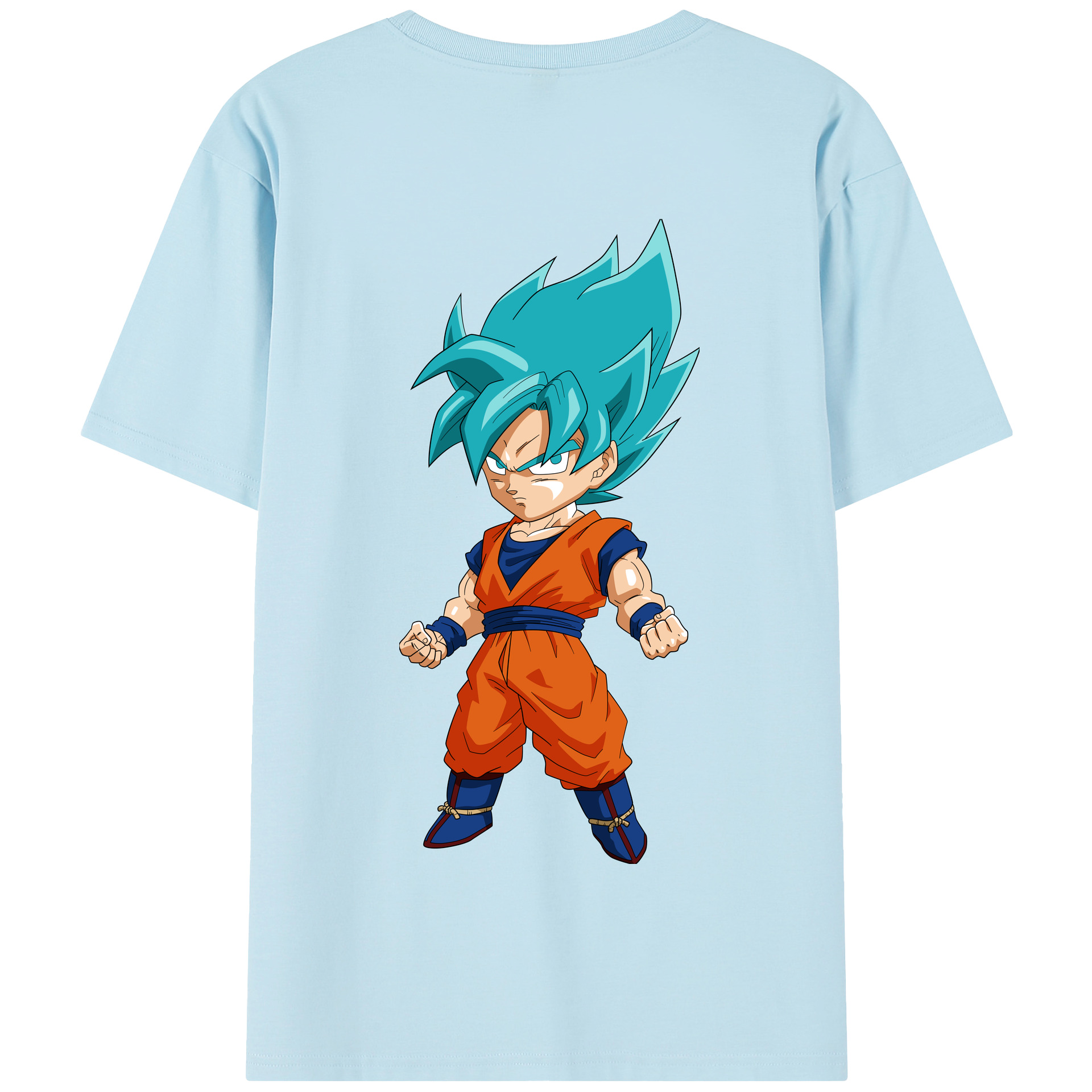 （画像用） ドラゴンボール 孫 悟飯（そんごはん）DRAGON BALL Son Gohan 綿100％半袖Tシャツ（背面プリント）